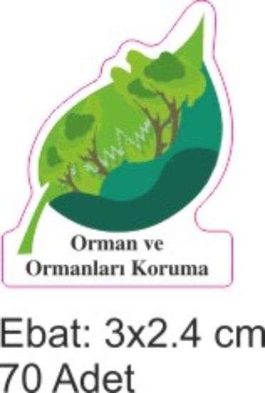 Sobe Reklam Normal Kesimli Damla Etiketler