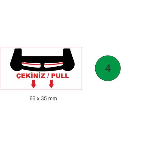 Sobe Reklam Normal Kesimli Damla Etiketler