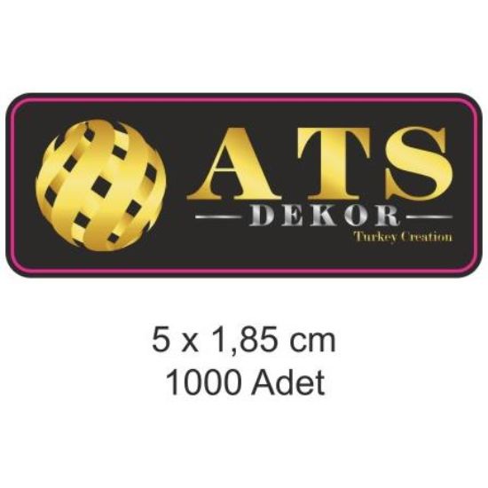 Sobe Reklam Normal Kesimli Damla Etiketler
