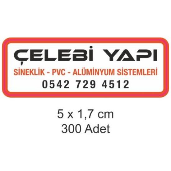 Sobe Reklam Normal Kesimli Damla Etiketler