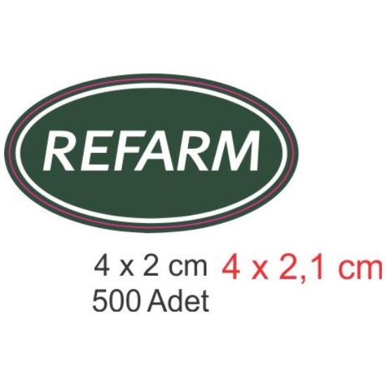 Sobe Reklam Normal Kesimli Damla Etiketler