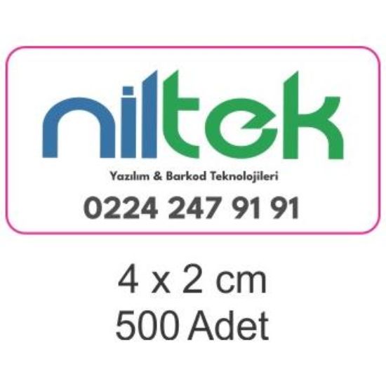 Sobe Reklam Normal Kesimli Damla Etiketler