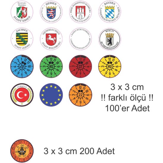 Sobe Reklam Normal Kesimli Damla Etiketler