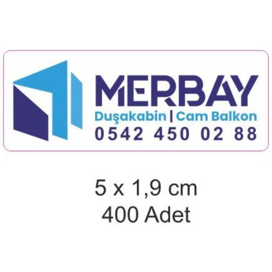 Sobe Reklam Normal Kesimli Damla Etiketler