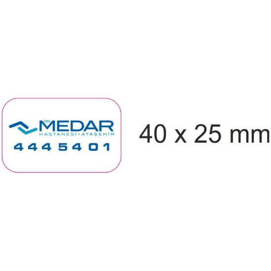Sobe Reklam Normal Kesimli Damla Etiketler