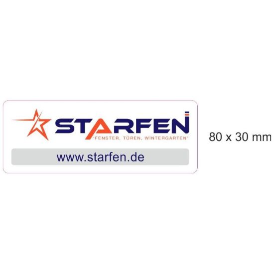 Sobe Reklam Normal Kesimli Damla Etiketler