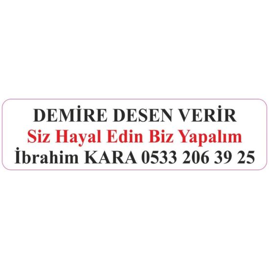 Sobe Reklam Normal Kesimli Damla Etiketler