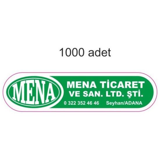 Sobe Reklam Normal Kesimli Damla Etiketler