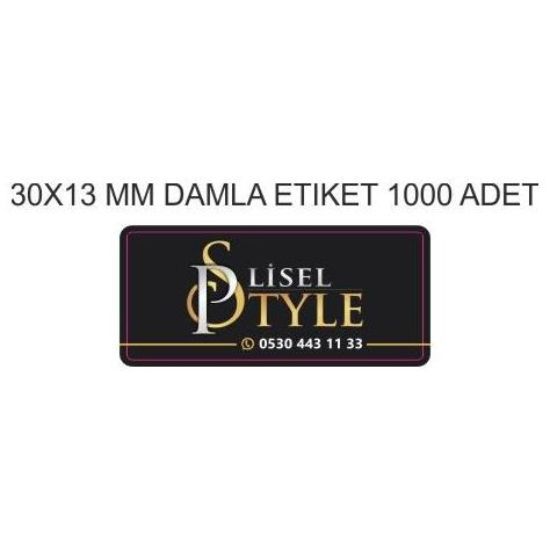Sobe Reklam Normal Kesimli Damla Etiketler