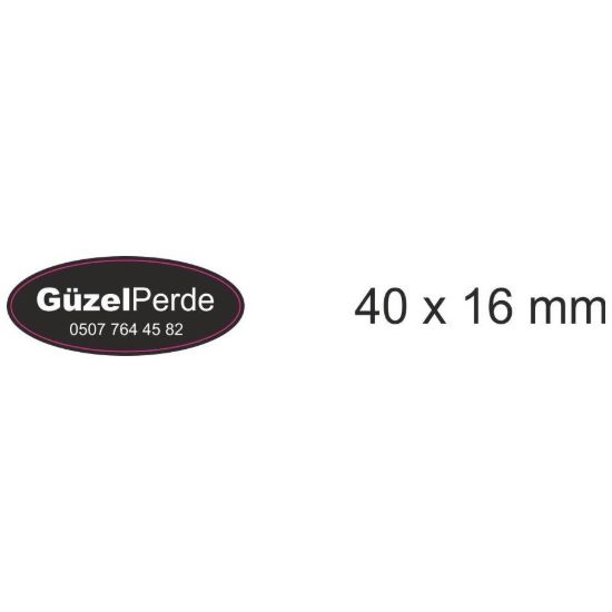 Sobe Reklam Normal Kesimli Damla Etiketler