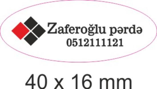 Sobe Reklam Normal Kesimli Damla Etiketler