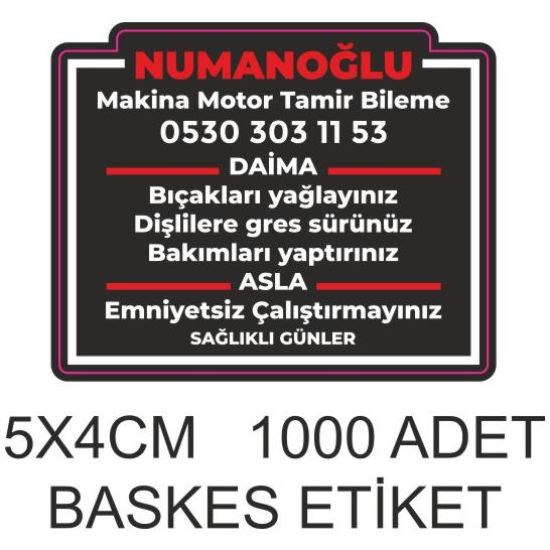 Sobe Reklam Dijital Baskes Etiketler