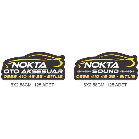 Sobe Reklam Normal Kesimli Damla Etiketler