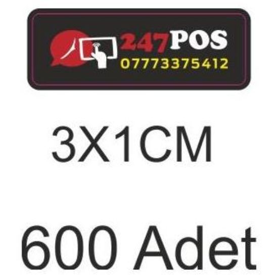 Sobe Reklam Normal Kesimli Damla Etiketler
