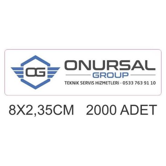Sobe Reklam Normal Kesimli Damla Etiketler
