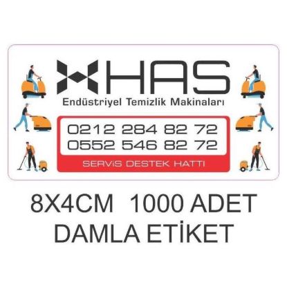 Sobe Reklam Normal Kesimli Damla Etiketler