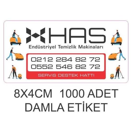 Sobe Reklam Normal Kesimli Damla Etiketler