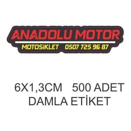 Sobe Reklam Normal Kesimli Damla Etiketler