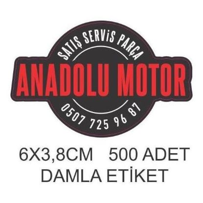 Sobe Reklam Normal Kesimli Damla Etiketler