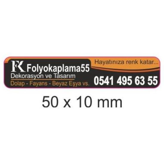 Sobe Reklam Normal Kesimli Damla Etiketler