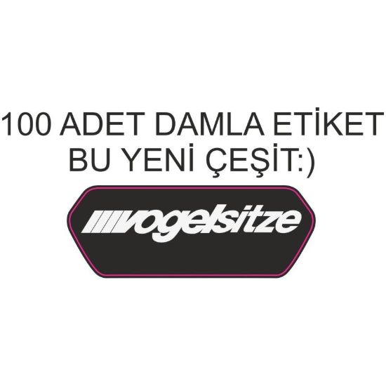 Sobe Reklam Normal Kesimli Damla Etiketler