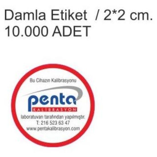 Sobe Reklam Normal Kesimli Damla Etiketler