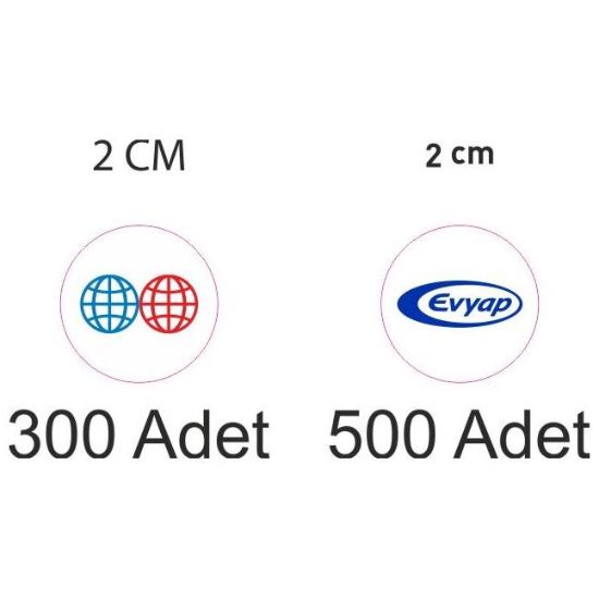 Sobe Reklam Normal Kesimli Damla Etiketler