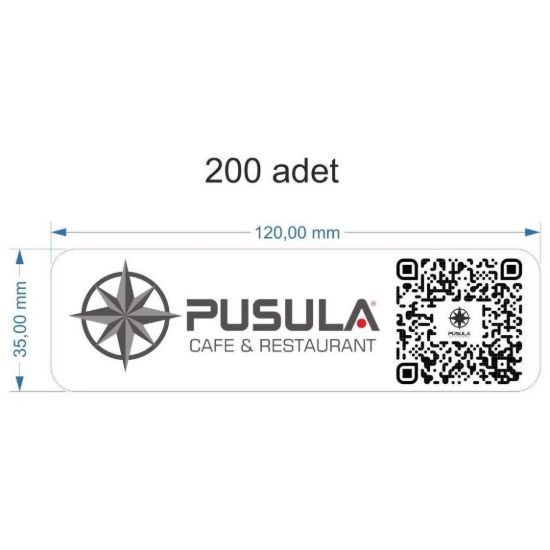 Sobe Reklam Normal Kesimli Damla Etiketler
