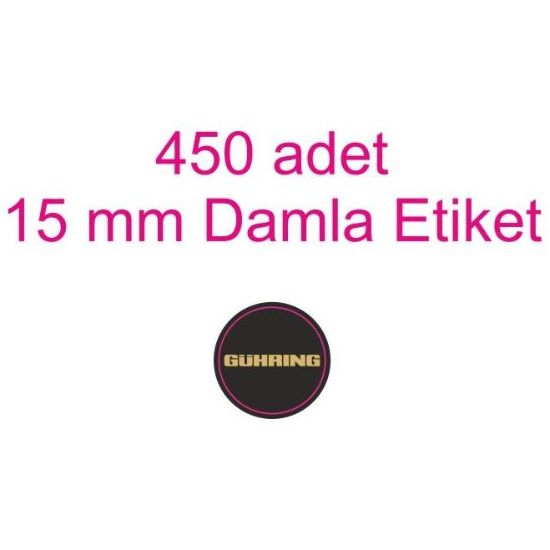 Sobe Reklam Normal Kesimli Damla Etiketler