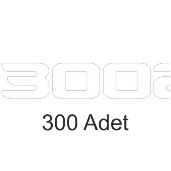 Sobe Reklam Normal Kesimli Damla Etiketler