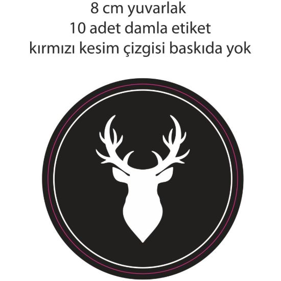 Sobe Reklam Normal Kesimli Damla Etiketler