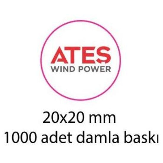 Sobe Reklam Normal Kesimli Damla Etiketler