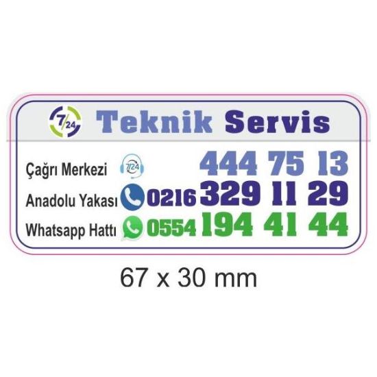 Sobe Reklam Normal Kesimli Damla Etiketler