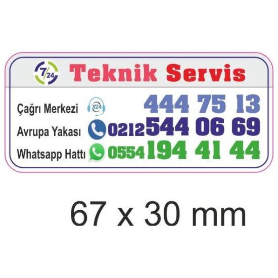 Sobe Reklam Normal Kesimli Damla Etiketler