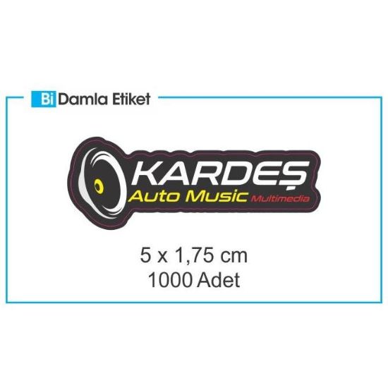 Sobe Reklam Normal Kesimli Damla Etiketler