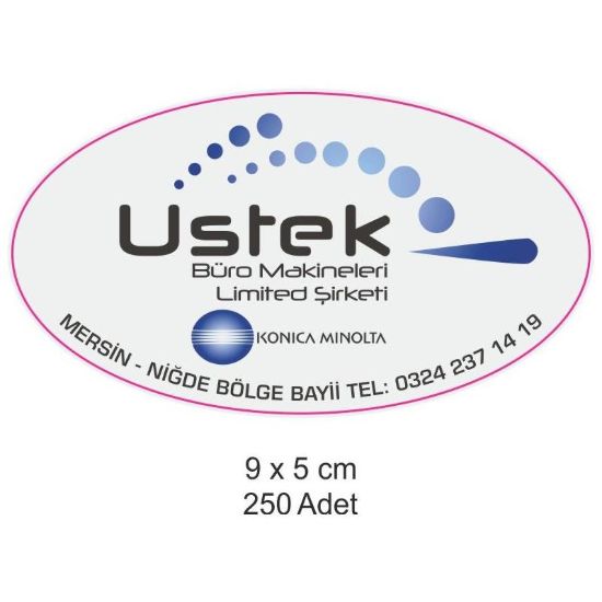 Sobe Reklam Normal Kesimli Damla Etiketler