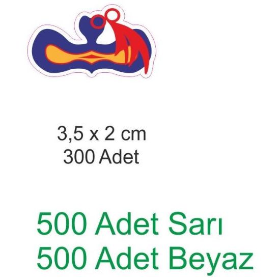Sobe Reklam Normal Kesimli Damla Etiketler