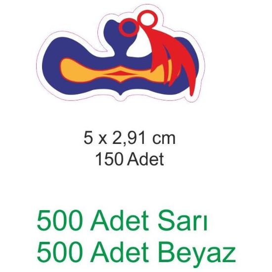 Sobe Reklam Normal Kesimli Damla Etiketler