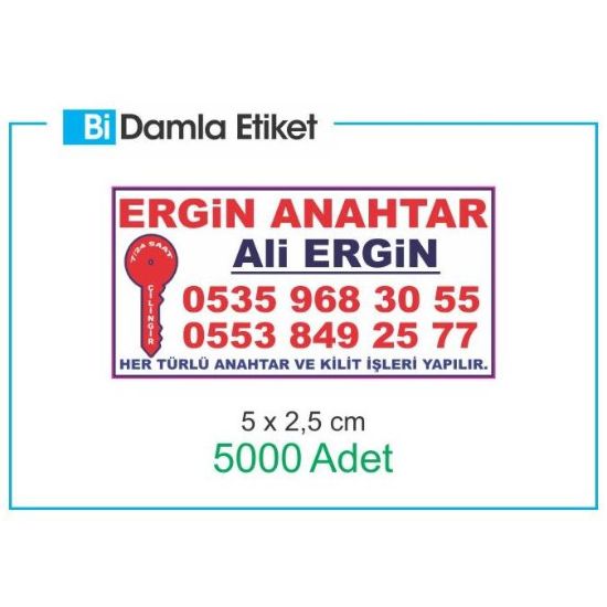 Sobe Reklam Normal Kesimli Damla Etiketler