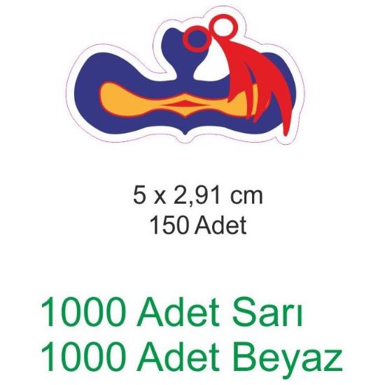 Sobe Reklam Normal Kesimli Damla Etiketler