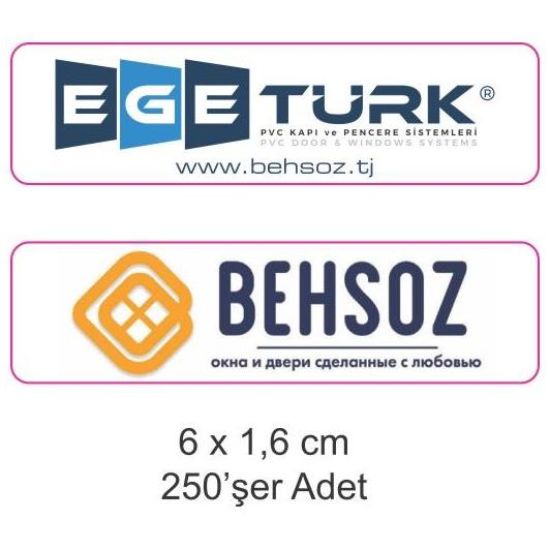 Sobe Reklam Normal Kesimli Damla Etiketler