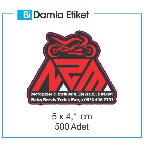 Sobe Reklam Normal Kesimli Damla Etiketler
