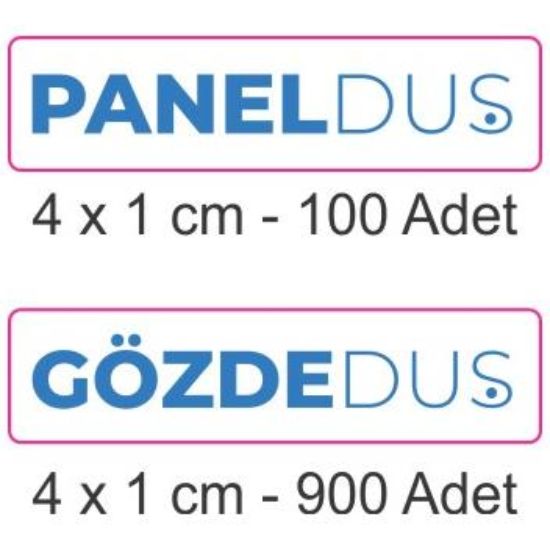 Sobe Reklam Normal Kesimli Damla Etiketler