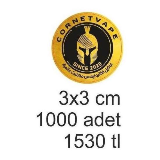 Sobe Reklam Normal Kesimli Damla Etiketler