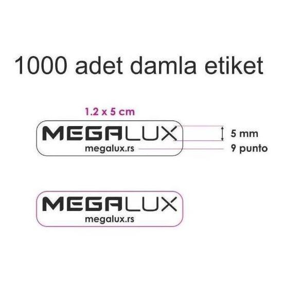 Sobe Reklam Normal Kesimli Damla Etiketler