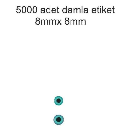 Sobe Reklam Normal Kesimli Damla Etiketler