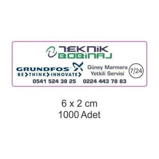Sobe Reklam Normal Kesimli Damla Etiketler
