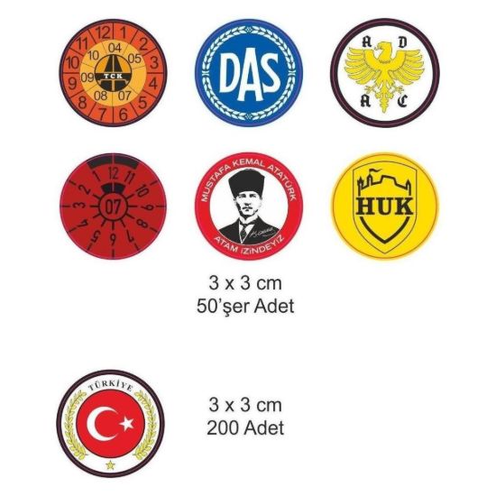 Sobe Reklam Normal Kesimli Damla Etiketler