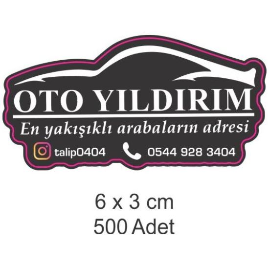 Sobe Reklam Normal Kesimli Damla Etiketler