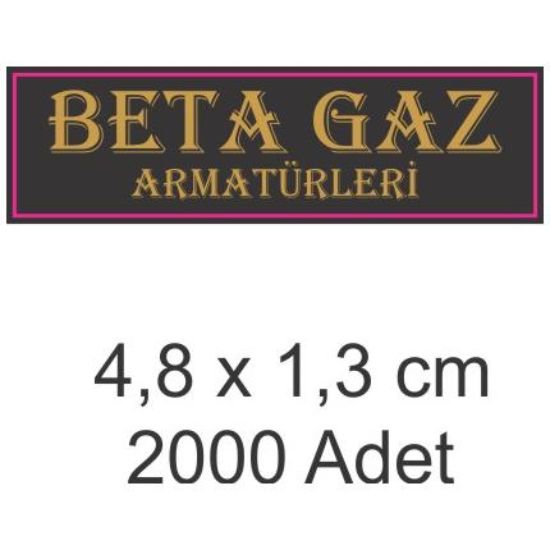 Sobe Reklam Normal Kesimli Damla Etiketler